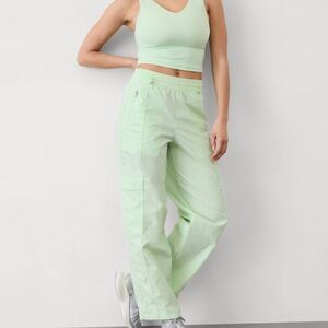 Athleta Cascade High Rise Cargo Poplin Pant, Size XS